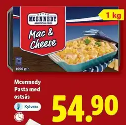 Lidl MCENNEDY Pasta med ostsås erbjuda