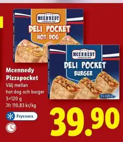 Lidl MCENNEDY Pizzapocket erbjuda