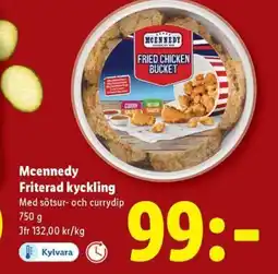 Lidl MCENNEDY Friterad kyckling erbjuda