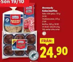 Lidl MCENNEDY Kakor/muffins erbjuda