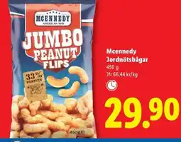 Lidl MCENNEDY Jordnötsbågar erbjuda