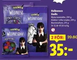 Lidl Halloween Godis erbjuda