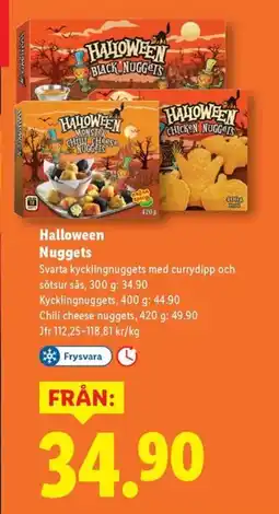 Lidl Halloween Nuggets erbjuda