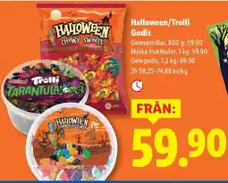 Lidl Halloween/Trolli Godis erbjuda