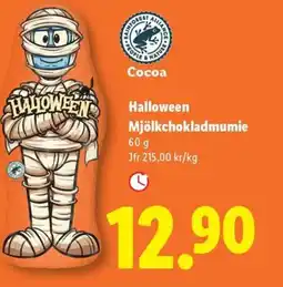 Lidl Halloween Mjölkchokladmumie erbjuda