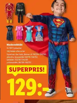 Lidl Maskeraddräkt erbjuda