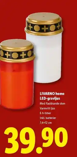 Lidl LIVARNO HOME LED-gravljus erbjuda