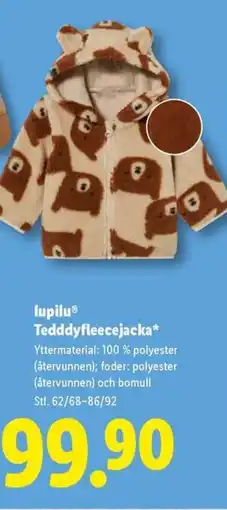 Lidl Lupilu® Tedddyfleecejacka erbjuda