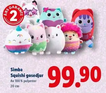 Lidl Simba Squishi gosedjur erbjuda