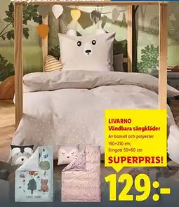 Lidl LIVARNO Vändbara sängkläder erbjuda