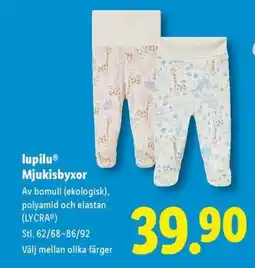 Lidl LupiluⓇ Mjukisbyxor erbjuda