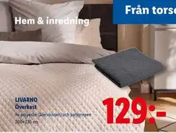 Lidl LIVARNO Överkast erbjuda