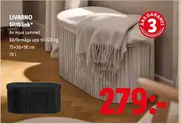 Lidl LIVARNO Sittbänk erbjuda