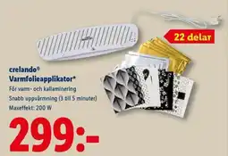 Lidl CrelandoⓇ Varmfolieapplikator erbjuda