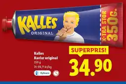 Lidl Kalles Kaviar original erbjuda