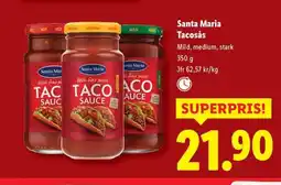 Lidl Santa Maria Tacosås erbjuda