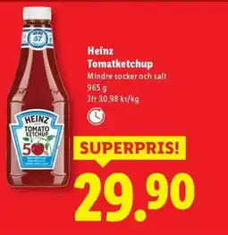 Lidl HEINZ Tomatketchup erbjuda