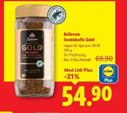 Lidl Bellarom Snabbkaffe Gold erbjuda