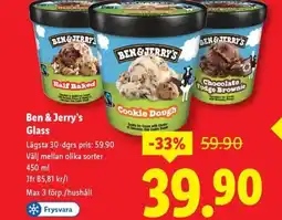 Lidl BEN&JERRY'S Glass erbjuda