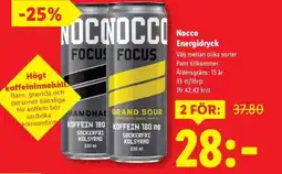Lidl NOCCO Energidryck erbjuda