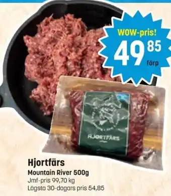 Hjortfärs Mountain River