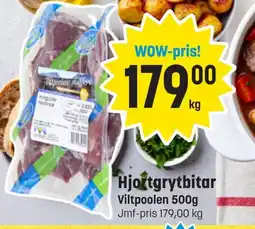 Eurocash Hjortgrytbitar Viltpoolen erbjuda