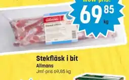 Eurocash Allmans Stekfläsk i bit erbjuda