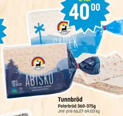 Eurocash Tunnbröd Polarbröd erbjuda