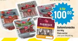 Eurocash Göl Salamisnacks erbjuda