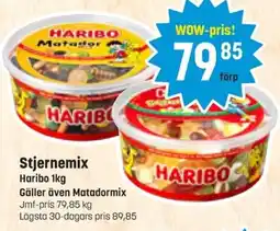 Eurocash HARIBO Stjernemix erbjuda