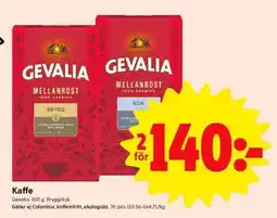 ICA Supermarket Gevalia Mellanrost Coffee erbjuda