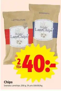 ICA Supermarket CHIPS erbjuda