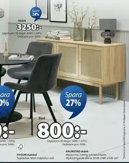JYSK HALMSTAD skänk, SEK 3250 erbjuda
