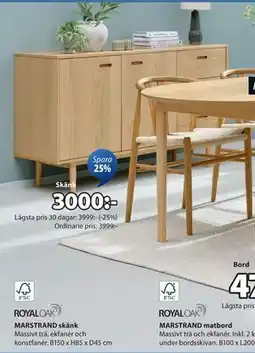 JYSK MARSTRAND skänk, SEK 3000 erbjuda