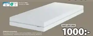 JYSK KAMELVA resårmadrass, SEK 1000 erbjuda