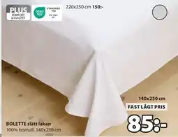 JYSK BOLETTE slätt lakan erbjuda