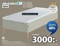 JYSK DINGLA resårbotten sand-91 + KOLA bäddmadrass, SEK 3000 erbjuda