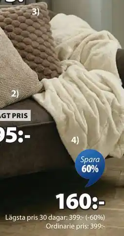 JYSK KALKLOK pläd, SEK 160 erbjuda