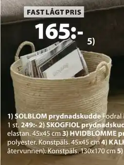 JYSK JUSTIN korg, SEK 165 erbjuda