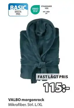 JYSK VALBO morgonrock, SEK 115 erbjuda