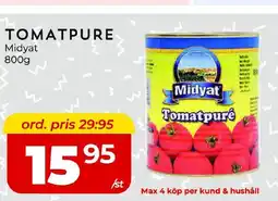 Matrix Butikerna Tomatpure midyat erbjuda