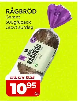 Matrix Butikerna Rågbröd erbjuda
