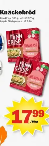 Pekås Knäckebröd erbjuda