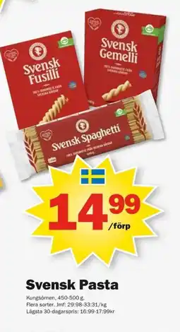 Pekås Svensk pasta erbjuda