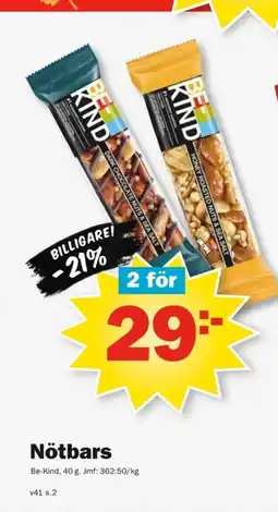 Pekås Nötbars erbjuda