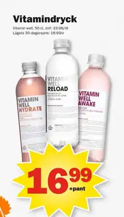 Pekås Vitamindryck erbjuda