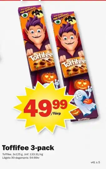 Pekås Toffifee 3-pack erbjuda