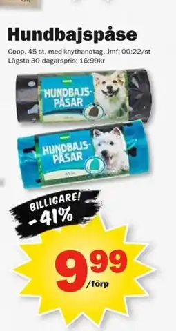 Pekås Hundbajspåse erbjuda