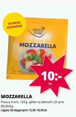 Tempo Mozzarella erbjuda