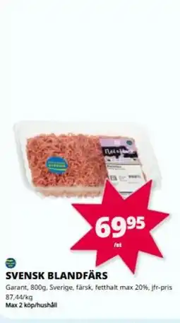 Tempo Svensk blandfärs erbjuda